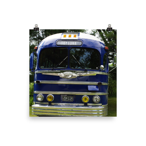 Old Blue Bus